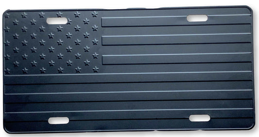 US Flag Subdued License Plate-FrontLine Designs, LLC 