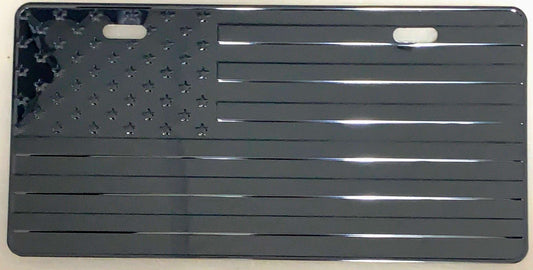 US Flag Subdued License Plate-FrontLine Designs, LLC 