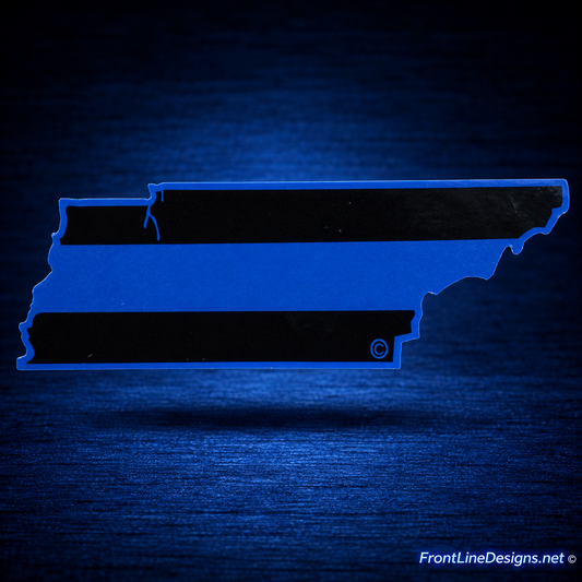 Tennessee State Blue Line Decal