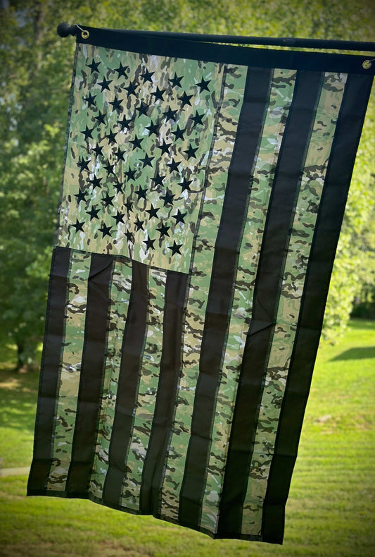 US Multicam Nylon Outdoor Large Flag-FrontLine Designs, LLC 