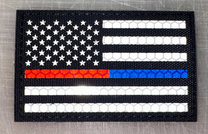 US Flag Reflective Patch-FrontLine Designs, LLC 