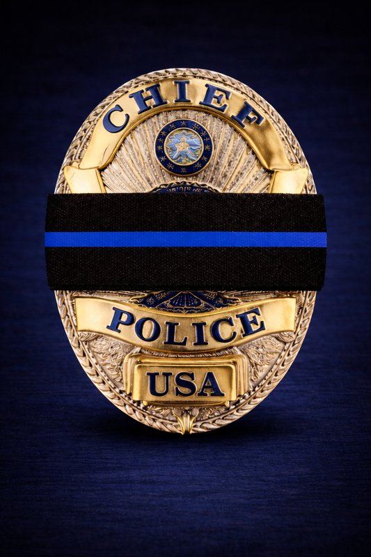 Blue Line Mourning Bands