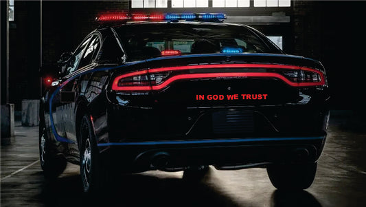 In GOD we trust vehicle decal