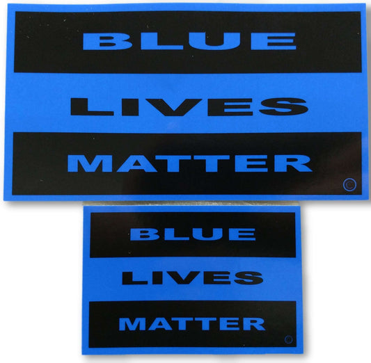 Blue Lives Matter Reflective Decal-FrontLine Designs, LLC 