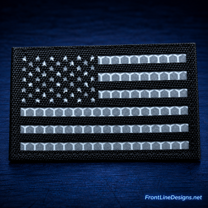 US Flag subdued reflective patch – FrontLine Designs
