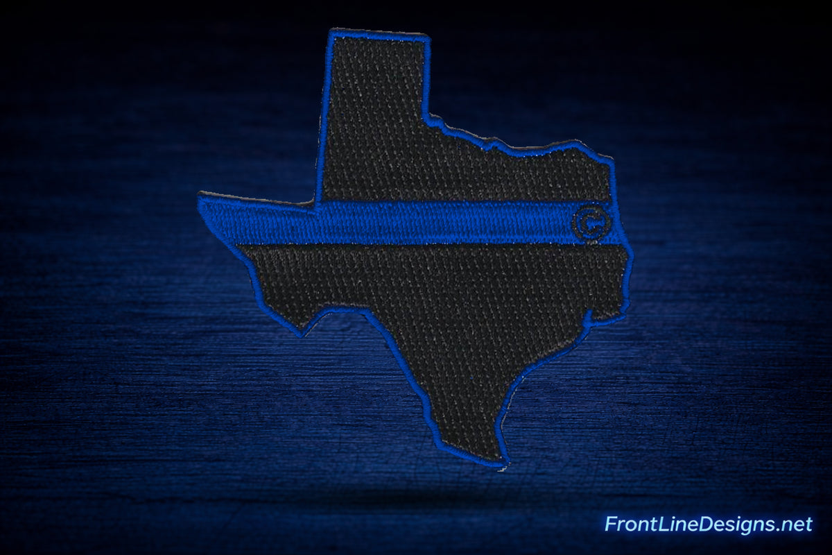 Texas State Blue Line Patch