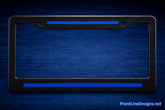Blue Line Plate Holder