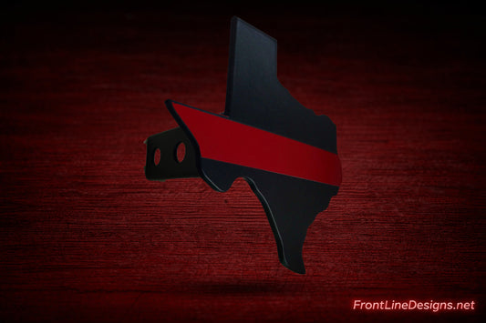 Texas Red Line Hitch Cover