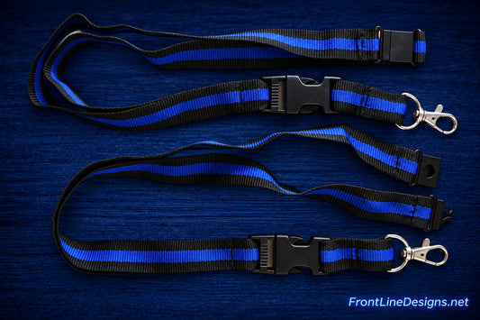 Blue Line Lanyard (Breakaway)