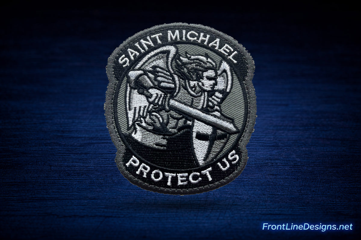 Saint Michael Protect Us Patch