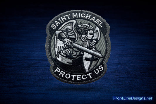 Saint Michael Protect Us Patch
