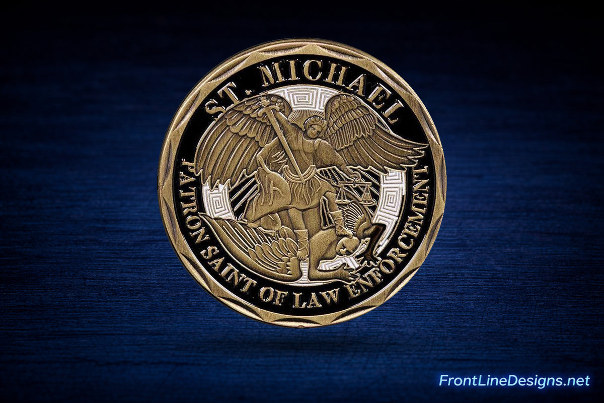 Saint Michael Challenge Coin — view 1