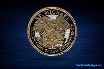 Saint Michael Challenge Coin — view 1