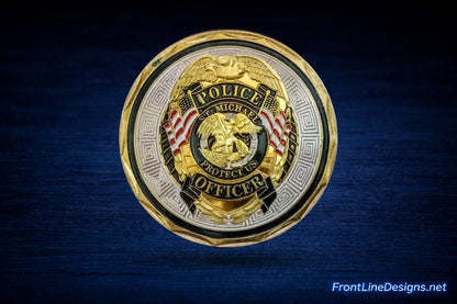 Saint Michael Challenge Coin — view 4