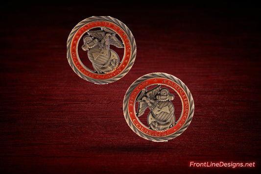 US Marine Eagle Globe and Anchor Challenge Coin — view 1