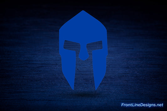 Spartan Reflective Decal — Blue