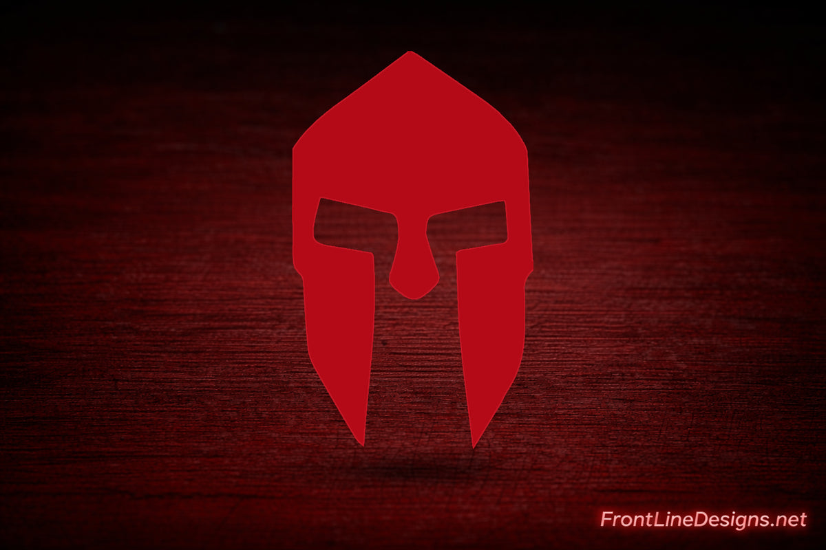 Spartan Reflective Decal — Red