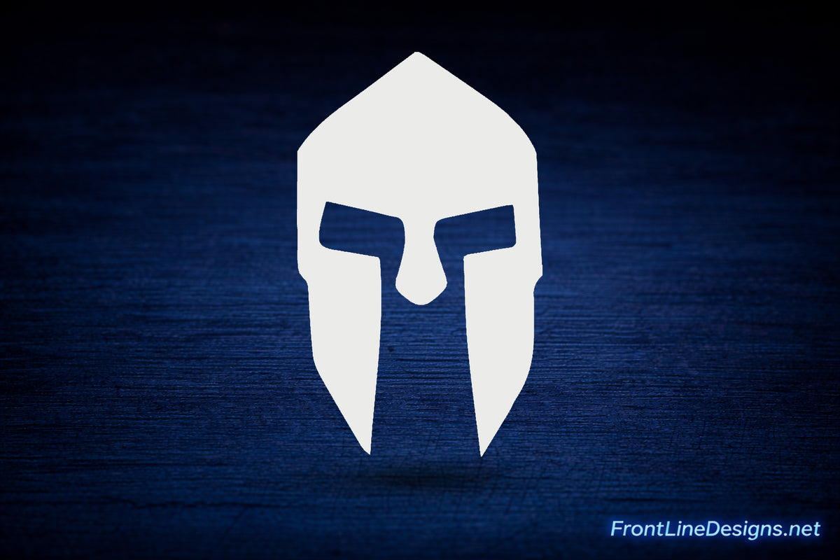 Spartan Reflective Decal — White