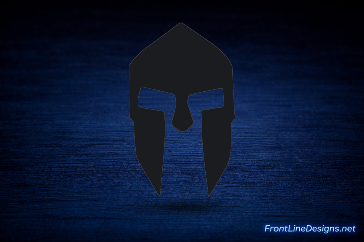 Spartan Reflective Decal — Black