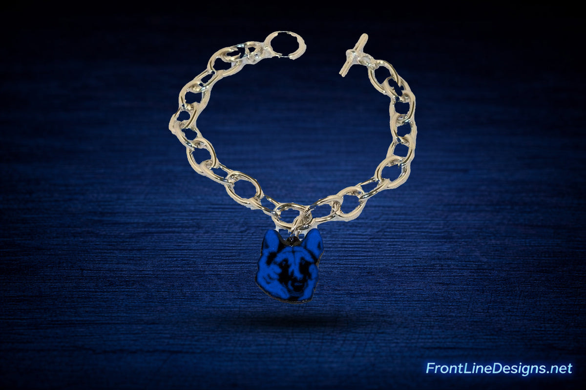 Blue Line Charm Bracelet — floating product preview