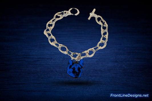 Blue Line Charm Bracelet — floating product preview