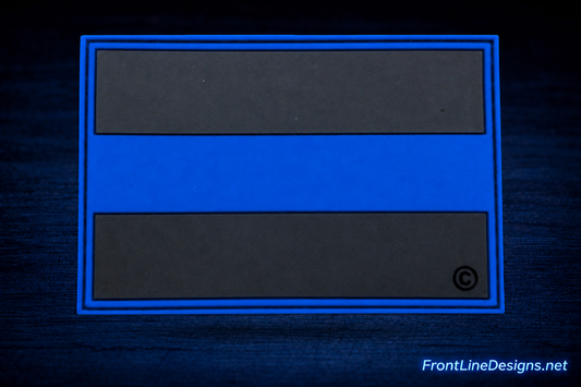 Blue Line 2D Patch - FrontLine Designs, LLC