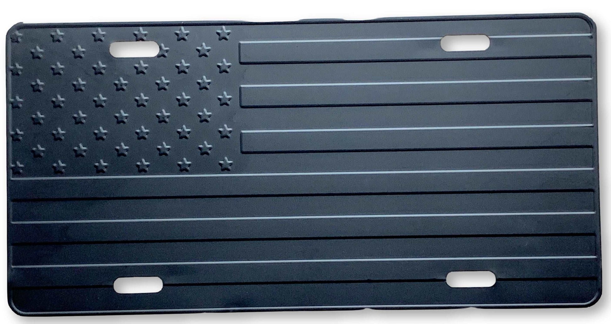 US Flag Subdued License Plate