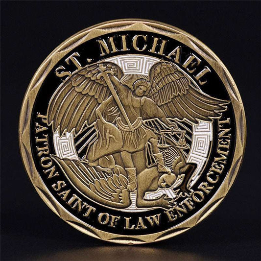 Saint Michael Challenge Coin - FrontLine Designs, LLC 