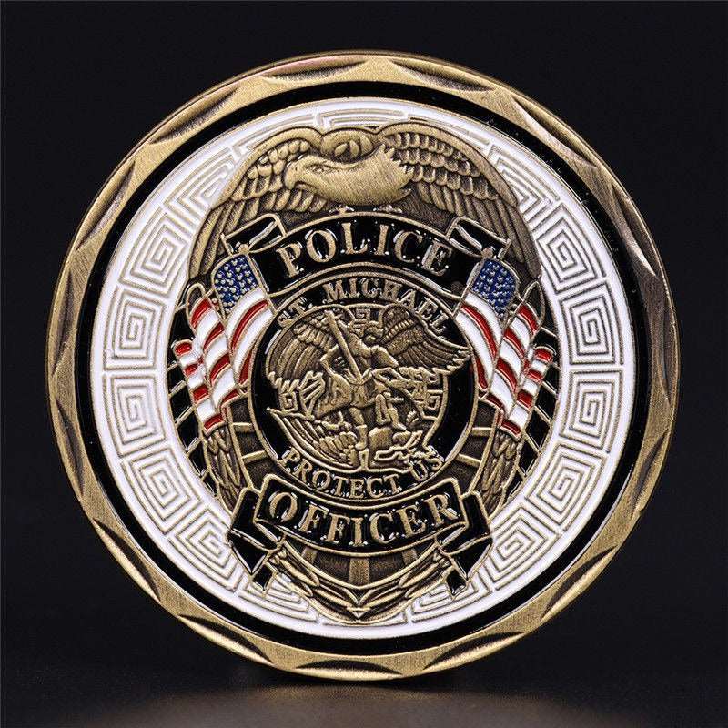 Saint Michael Challenge Coin - FrontLine Designs, LLC 