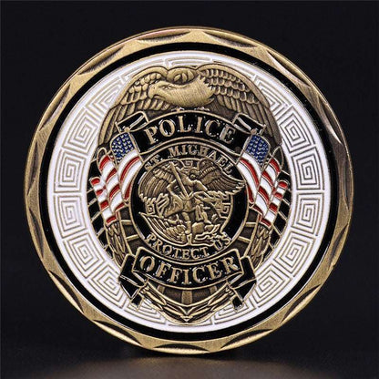 Saint Michael Challenge Coin - FrontLine Designs, LLC 