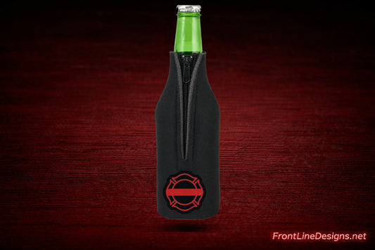 Red Line Maltese Bottle Koozie — floating product preview