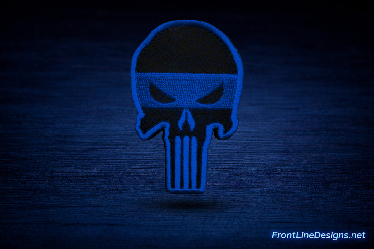 Blue Line Defender Patch — floating product preview