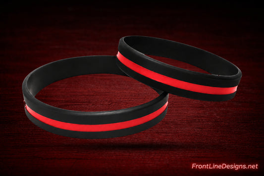 Red Line Silicone Bracelet (BOGO)