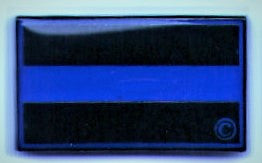 Blue Line Lapel Pin / Tie Tack-FrontLine Designs, LLC 