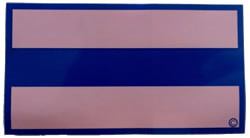Blue Line Breast Cancer Awareness Reflective Decal-FrontLine Designs, LLC 