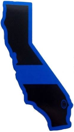 California State Blue Line Decal-FrontLine Designs, LLC 
