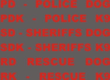 K-9 Decals-FrontLine Designs, LLC