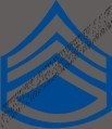 Master Sergeant Rank (SSGT) Reflective Decal-FrontLine Designs, LLC 