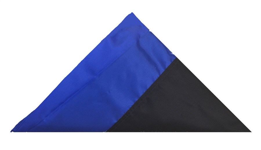 Blue Line Nylon Casket / Ex-Large Outdoor Flag-FrontLine Designs, LLC 