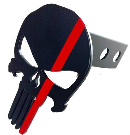 Red Line Defender Hitch Cover-FrontLine Designs, LLC 