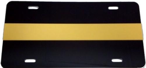 Gold Line License Plate-FrontLine Designs, LLC 