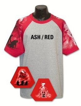 Red Fire Theme Shirts-FrontLine Designs, LLC 