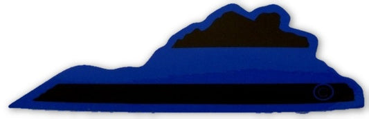 Virginia State Blue Line Decal-FrontLine Designs, LLC 